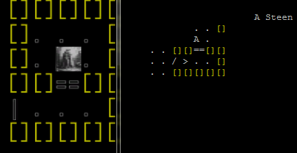 Visualizer on the left, actual telnet client on the right.